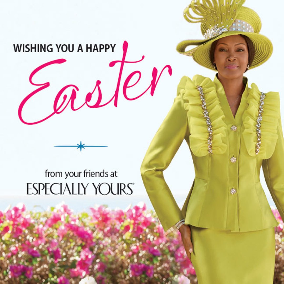 Especially Yours on X: #Happy #Easter from all your friends at # EspeciallyYours! #happyeaster #eastersunday #sunday #church #churchyandfly  #sundayrunway  / X