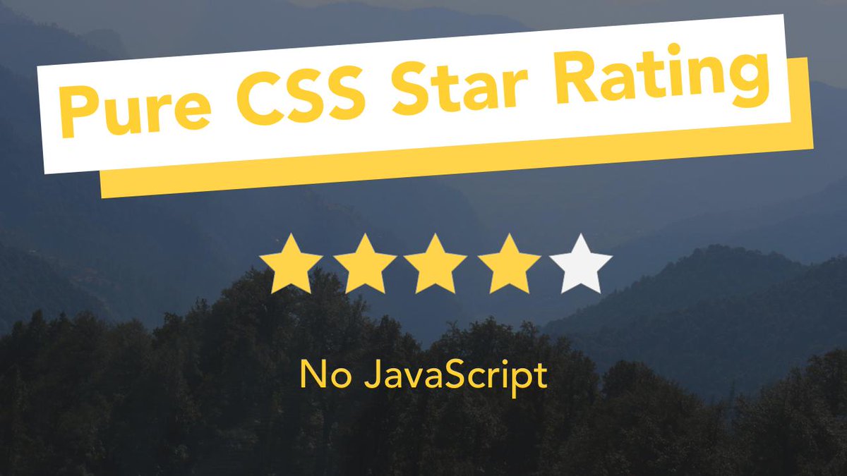 UIDeveloperCode's tweet image. #UIDeveloperCode #FrontEnd #WebDesign #html #css #HtmlTutorial
#CssStarRating #CssStarRatingWidget #CssTutorials
Css Star Rating Widget - How to create star rating in Css | Pure Html and Css Tutorial Hindi
Watch Video : youtu.be/XjF0d_eiP0s