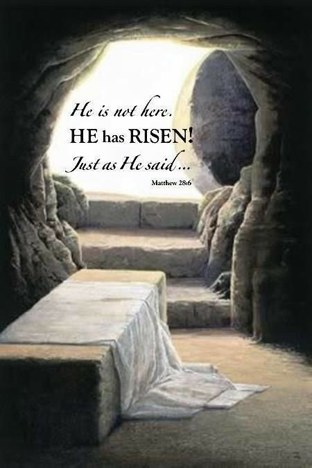 TheRobbyBell's tweet image. He is not here. He has Risen! Just as he said... #matt28:6
