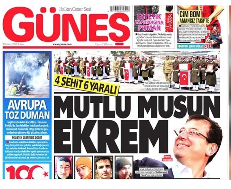 Bu manşetleri atanlar bugünün saldırısının azmettiricisi değil midir? Bu nefret, bu kin çok tehlikeli ama çok!