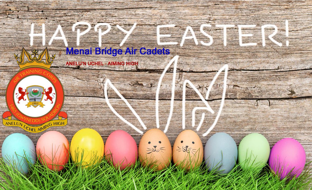 MenaiAirCadets's tweet photo. Happy Easter from all the Staff and Cadets at Menai Bridge Squadron https://t.co/rrldR88QXi