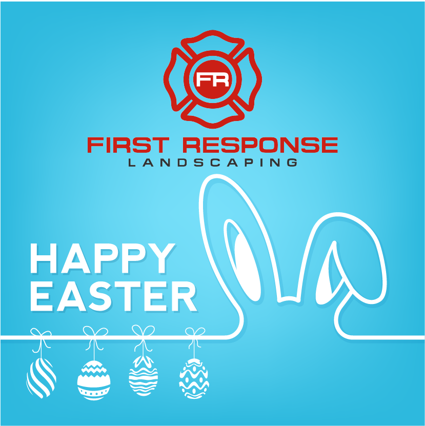 FirstResponseLS's tweet image. Happy easter from First Response Landscaping!