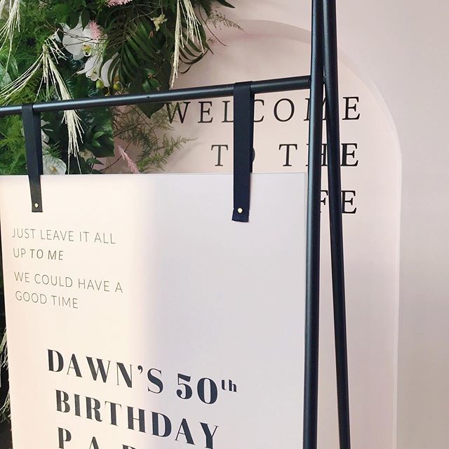 Grumbledukes's tweet photo. Custom Signage | “You Don’t Need Experience To Turn Me Out” 
Welcome sign for a huge Tom Jones Fan to celebrate a wicked 50th Birthday!
.
Sign @grumbledukeevents 
Stand -  @grumbledukeevents
.
Message | Email | for details and prices.
We love to hear fro… https://t.co/Utv1KDdZyQ https://t.co/Rj7BjChSQp