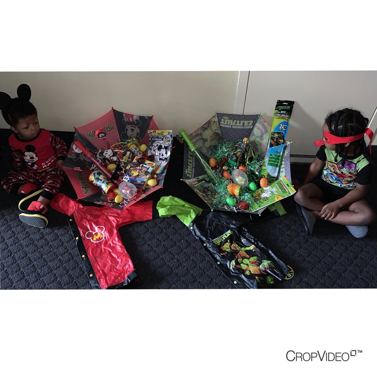 simplynej_'s tweet photo. Happy Easter 🐣🐰 #MyNinjaTurtle #KingCaLyl #MyMickey #KaseCaLem #THEMKCBOYz 🖤 https://t.co/B4pBkABSXd