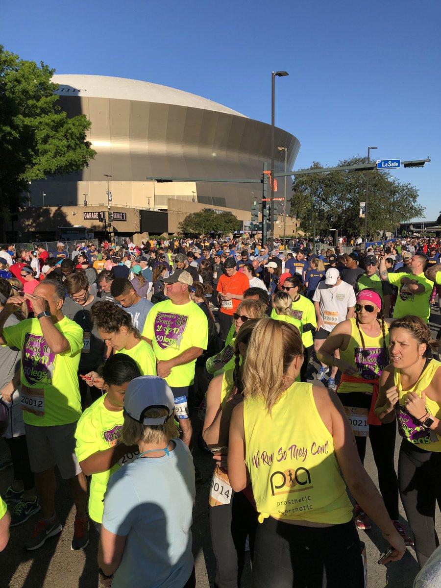 Thank you to our amazing 2019 Crescent City Classic Team! We could not ask for a more beautiful day to complete a 10k. #ccc10k #werunsotheycan