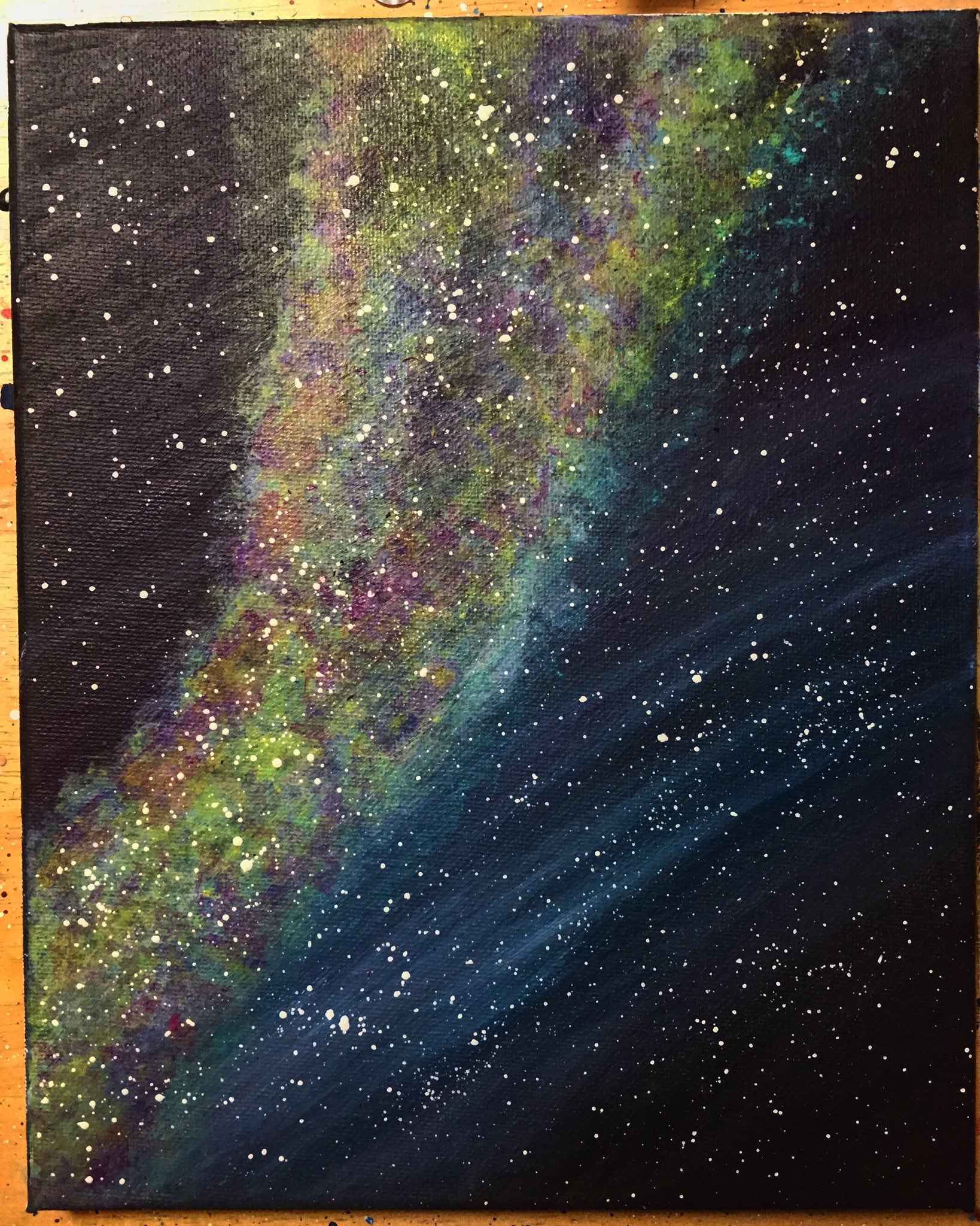 キューブ 可能性 可能性 無限大 信じる 軸 銀河 自分次第 考える 寄り添う ぶれない 進む 前進 イラスト デザイン オリジナル 絵 絵描き アクリルアート アクリル絵画 アクリル絵の具 インテリア インテリア雑貨 心情 感情 表現