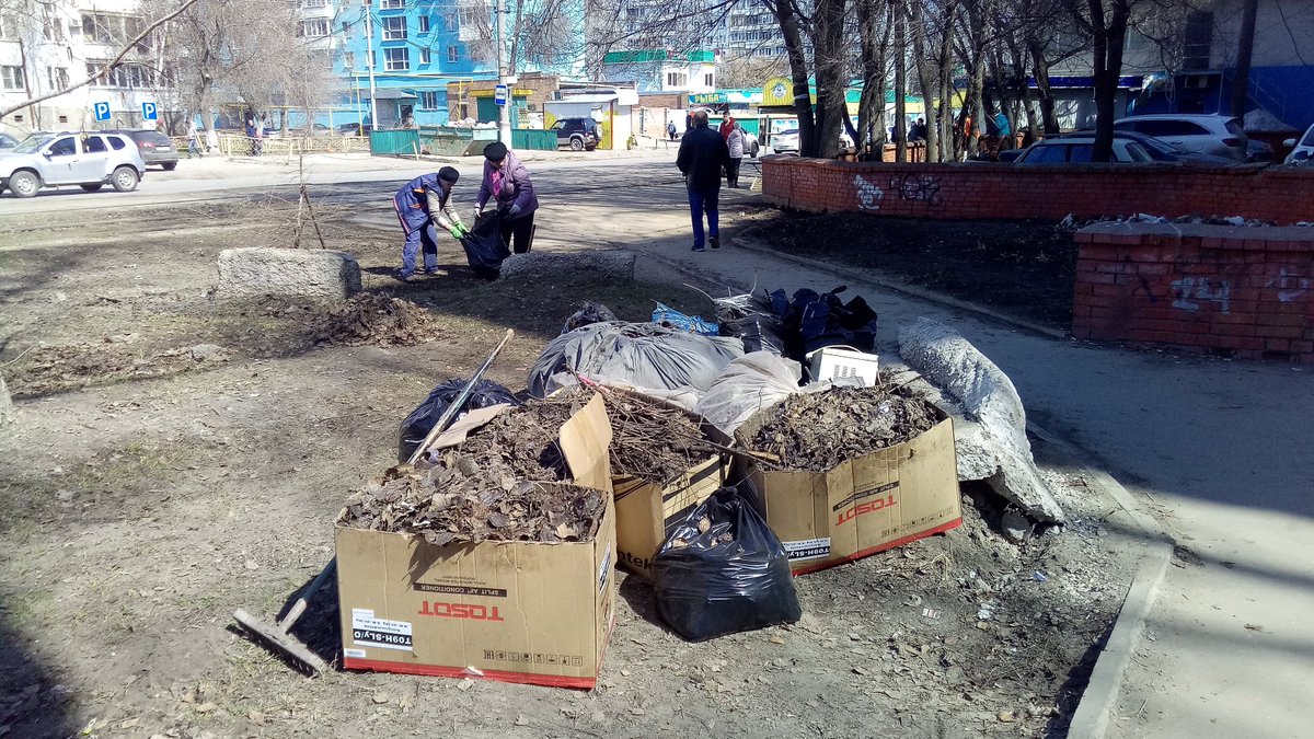 В общегородской субботник поработали по адресу: ул. Фадеева, 65 и 67. <a href="/promadm/">Promadm.samara</a> <a href="/Chernyshkov_VA/">Чернышков Владимир</a> #ЯЛЮБЛЮСАМАРУ  #ЧистаяСамара