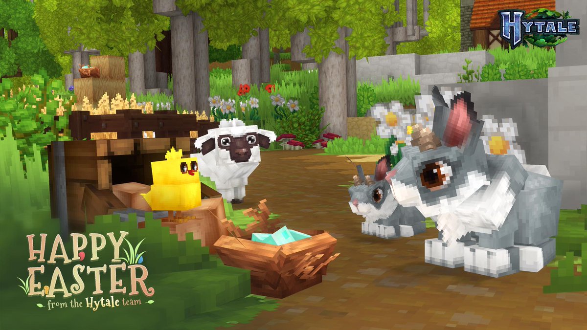 Hytale Twitter: "Happy Easter from the Hytale 🐰🌻 Twitter