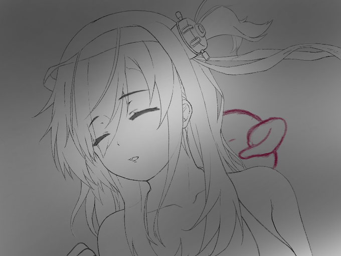 「涼月姉さーん!!...姉さんどこに......」
#艦これ 