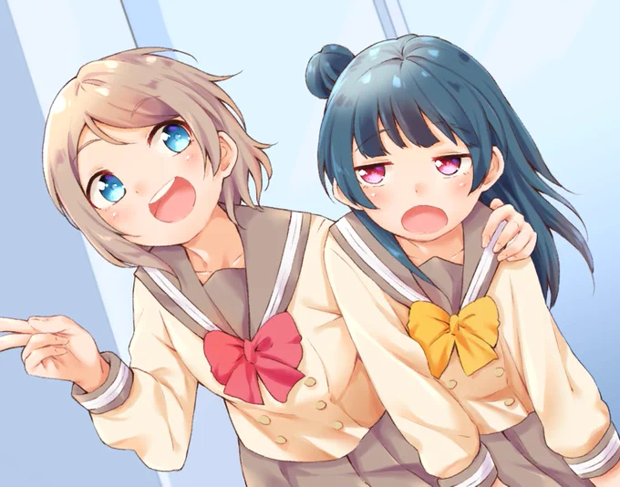 ほら善子ちゃんも行くよー #ようよし 