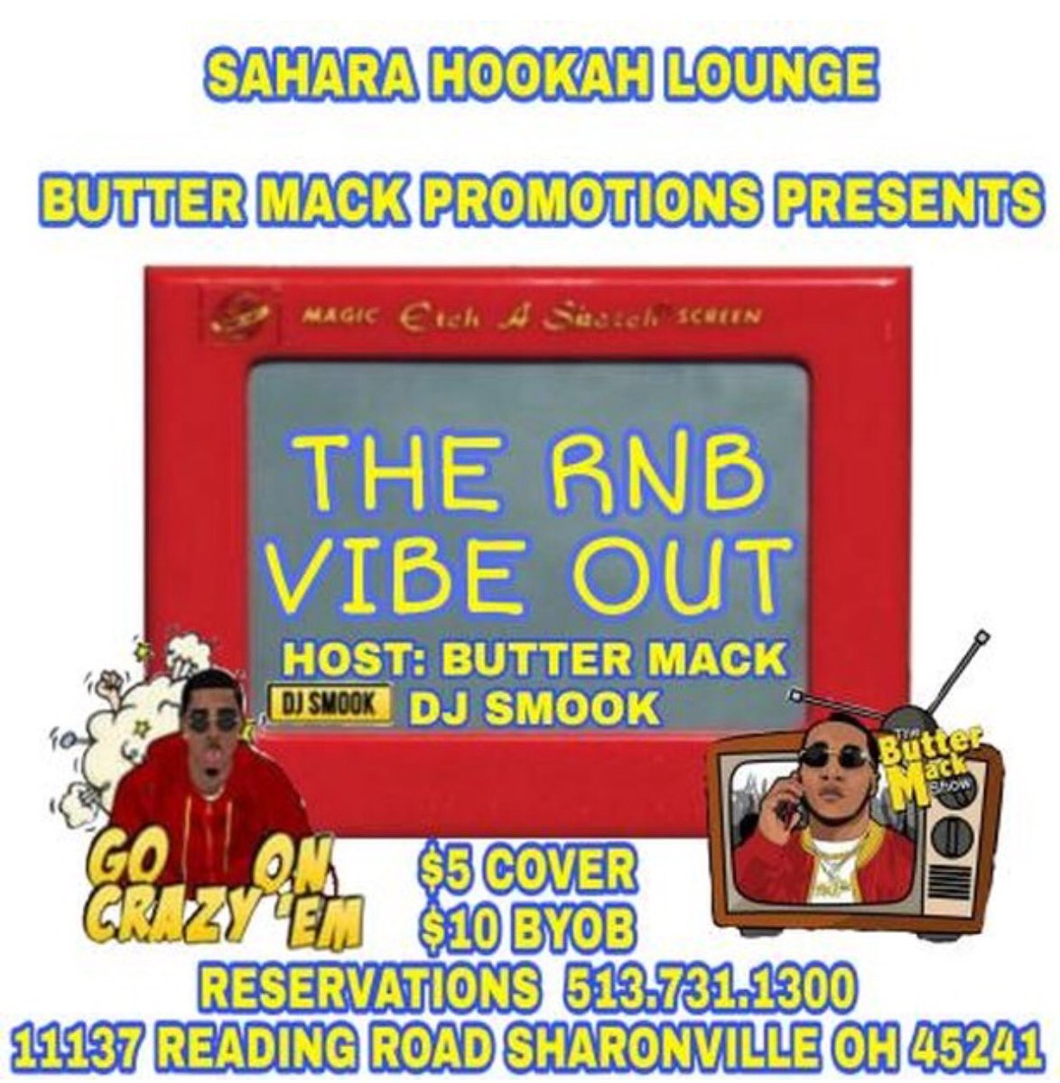 buttermack's tweet photo. Tonight come catch this vibe https://t.co/CObubvO8hC