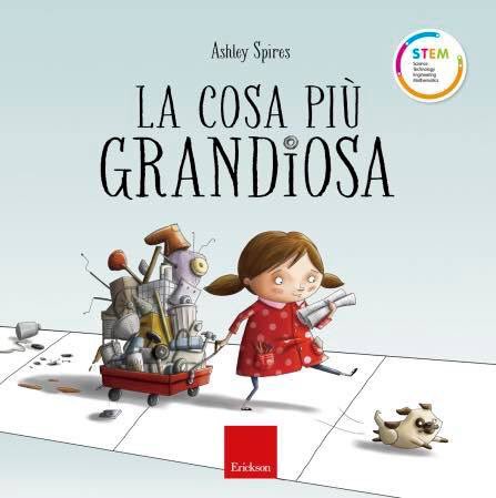 SBoooks's tweet photo. “La cosa più grandiosa” di Ashley Spires di @ediz_erickson è uno dei pochi libri STEAM tradotto in italiano.

La bambina nella storia dimostra che realizzare la cosa perfetta può essere una grande sfida. 

#libriSTEAM https://t.co/x4k9q96mAl