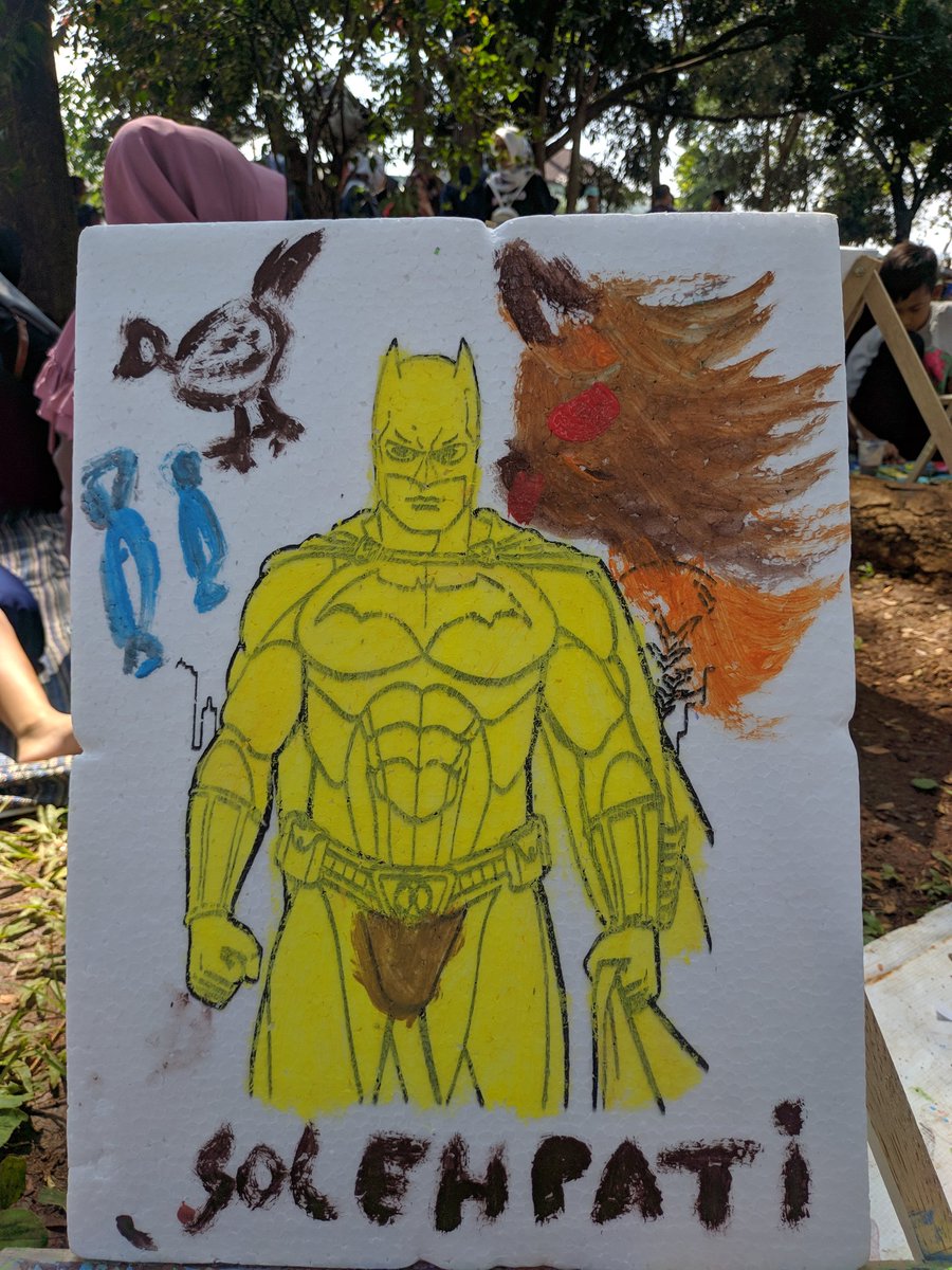 dzikkery's tweet photo. Kayanya, kalau diasah, saya bisa sukses di dunia seni lukis, terlebih lukis ghoib. https://t.co/Kzk1yxFNeA
