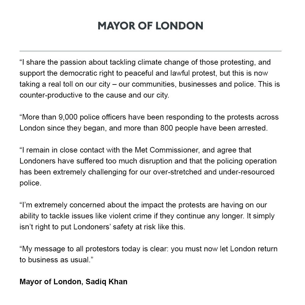 Mayor of London, Sadiq Khan tweet media