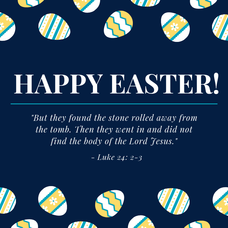 RALINassociates's tweet photo. The stone was rolled away. He is risen🙌
Happy Easter from RA-LIN🐰 🐣
#HappyEaster #HappyEaster2019 #Easter #Easter2019 #Heisrisen #RALIN #RALINallin #PeopleFirst #Community #RALINconstruction #construction https://t.co/No2H2p67eU