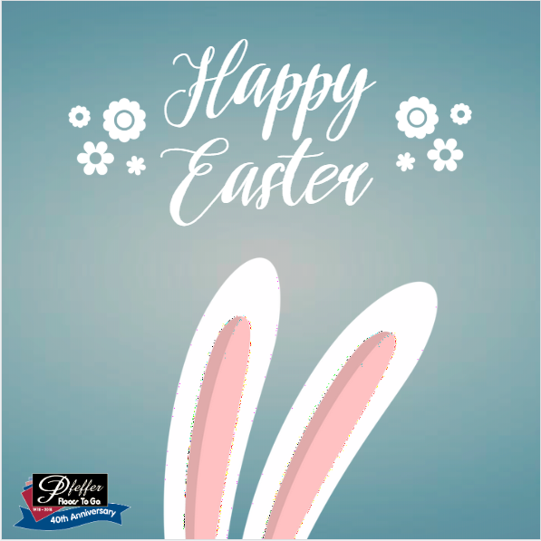 FloorPfeffer's tweet photo. Pfeffer Floors To Go wishes you and your family a very Happy Easter! https://t.co/ZNJuMRfIsG