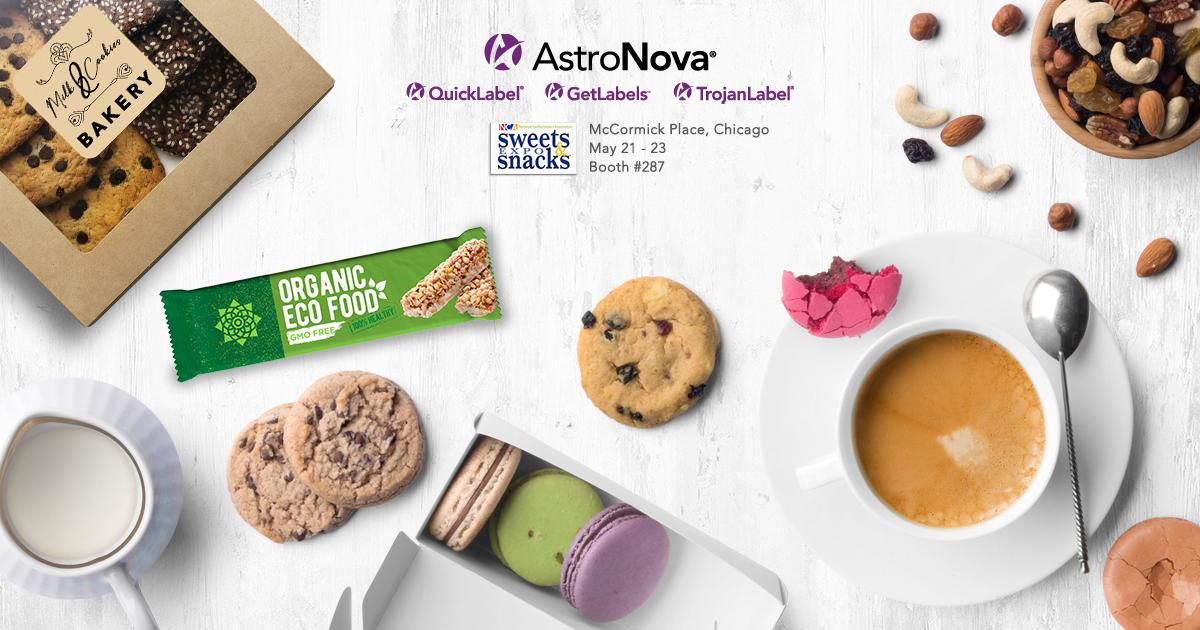 AstroNovaProID's tweet image. Looking for for #packaging that will make your customer's mouth water? Check us out our #labeling solutions at Sweets &amp;amp; Snacks Expo in Chicago from May 21st - 23rd in Booth 287 for exclusive demos! #brandlabels @SweetSnackExpo