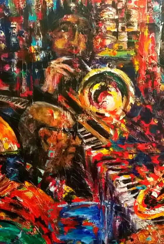 VivArtGroup's tweet photo. Image of the Day!
“Sounds of Jazz” by @HelenKagan .
For info about #ImageOfTheDay program, visit https://t.co/Omvf3xhoTJ and email katrina@arttourinternational.com or visit https://t.co/SS88Asqks7.
#ATIM #ATIMTV https://t.co/B9QvD096e0