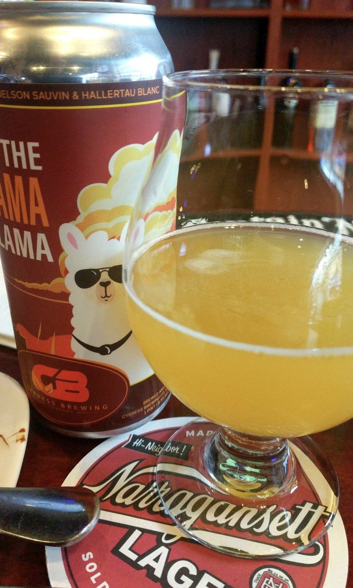 Happy Easter! Enjoy the day with family but remember: Save the Drama for your Llama.  But if there's drama, come drink with us today. This NEIPA by <a href="/CypressBrew/">Cypress Brewing Co.</a> is brewed w/ Hallertau Blanc and double dry hopped at 5 pounds per barrel equal parts Nelson Sauvin &amp; Hallertau Blanc.