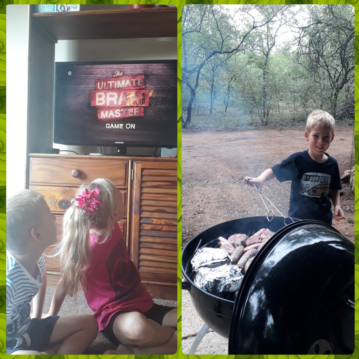 inekemorris's tweet photo. @UltimateBraai #UBM6Takealot Next Ultimate Braai Master loading at 6 years old. 🤩 We don't miss a show. https://t.co/4vWeUc12MK