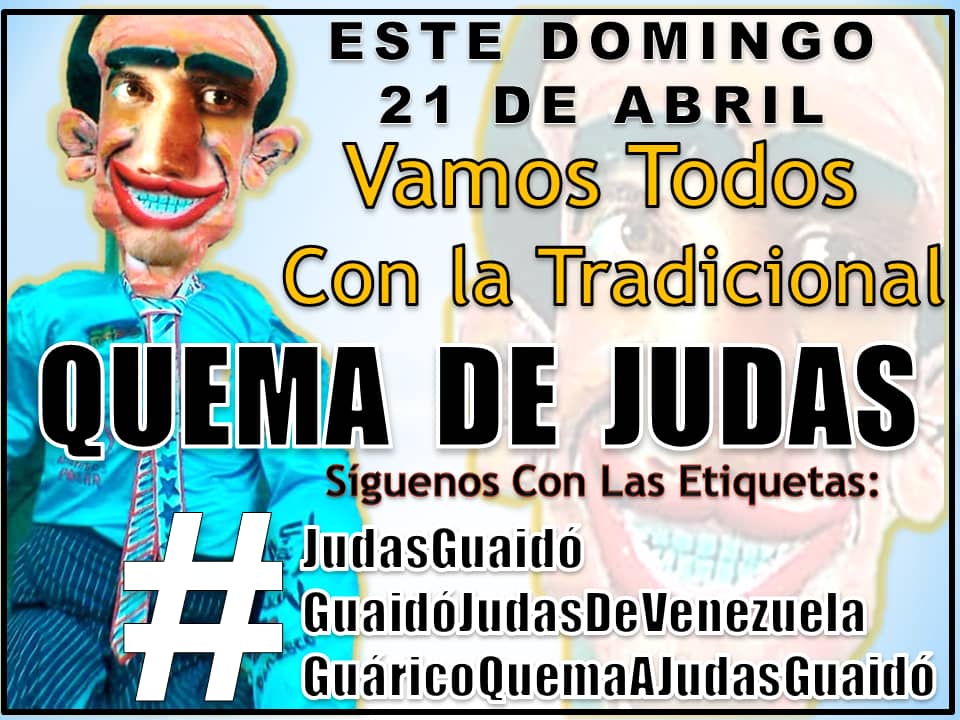 #21abril19 | #GuaidóJudasDeVenezuela #JudasGuaidó #SoyComunicadorClap @NicolasMaduro @FreddyBernal @YepfriArguello @Oficial_C_Clap @ClapOficial @dcabellor @GobCardenas