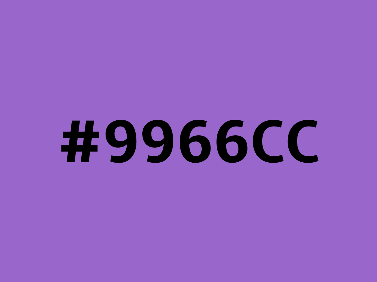 ConvertingColor's tweet photo. #9966CC is called amethyst. https://t.co/kMDyOVsjQw https://t.co/ySoyX8ZkBr