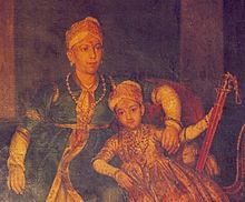 5. In royal households, men indeed have close relations with their children. Here is the painting of Maharaja of Travancore Swathi Thirunal with his father Raja Raja Varma Koil Thampuran. The children of Maharajas also were honored by the name 'Thampi' & had special privileges.