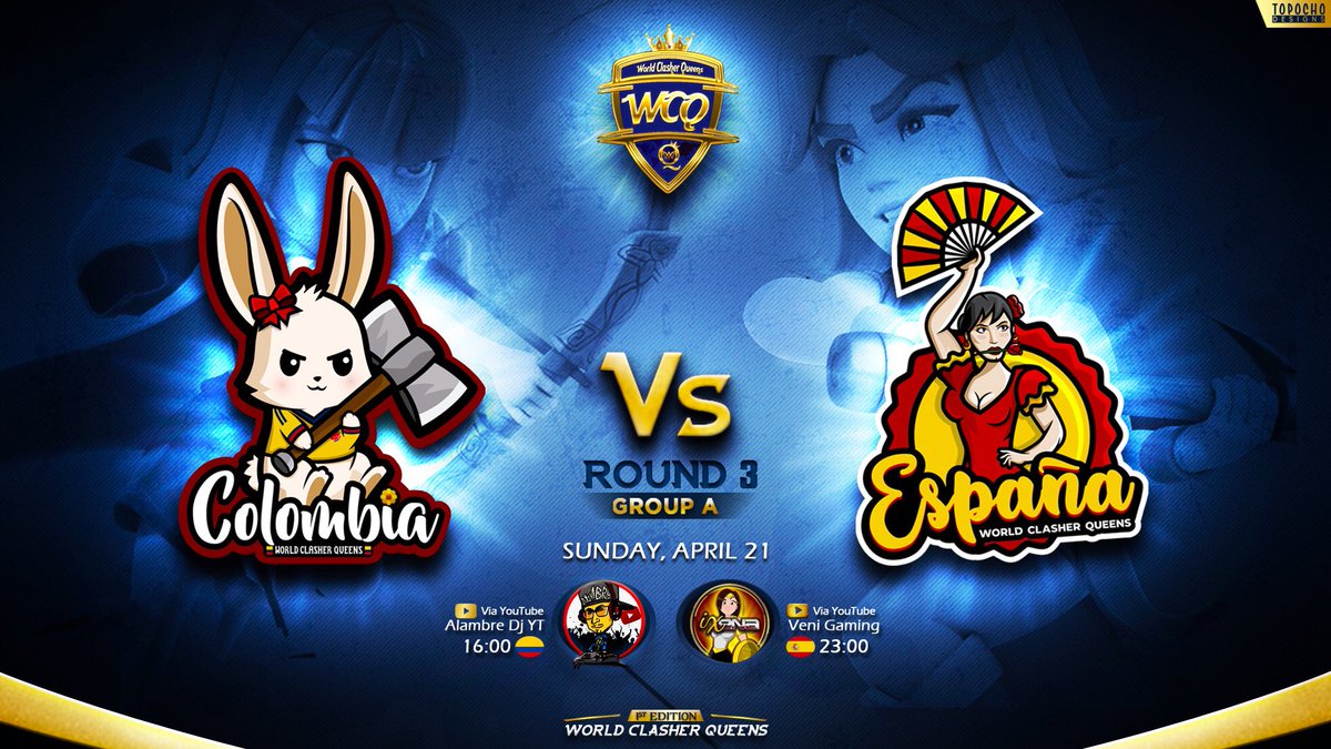 WCQ Colombia 🇨🇴 🆚 WCQ España 🇪🇸 

¡¿Estás listo para esta increíble guerra?!😎🔥

Are you ready for this amazing war?! 🤩🔥

❤️ &amp; 🔁.