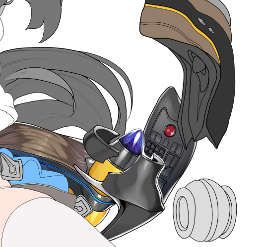 キーボードまわりのパーツ配置
カーボン&メタルパーツ&宝石パーツの追加
それもこれも全部イエローとの調和を考えてのことです 