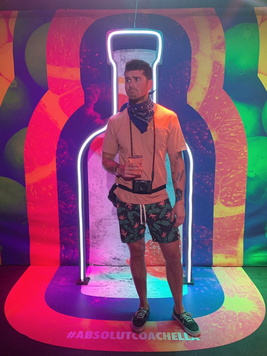 Keeping the Earth-friendly vibes alive at #AbsolutCoachella with carbon offsetting. Aka planting new baby trees 🌱🙂 @ABSOLUTvodka_US #ad