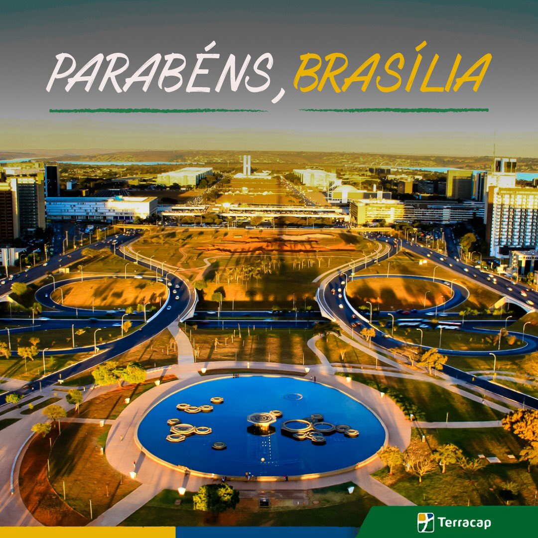 Por mais de 45 anos, nós vimos Brasília crescer e se tornar esta cidade única, cheia de afeto, luz e energia. A #Terracap faz parte dessa história e parabeniza a cidade pelos seus 59 anos!

#Brasília59Anos #TerracapFazPorVocê