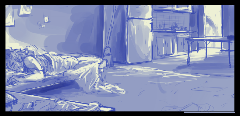 3AMComic's tweet photo. More of my favorite panels from #3AMComic Chapter 2. I'm nearly done with the initial sketches! I'll upload more as time goes on, including WIP shots of linework and colored pages. #indiecomics #graphicnovel #webcomics #horror #Eminem https://t.co/59LMXEMuGo
