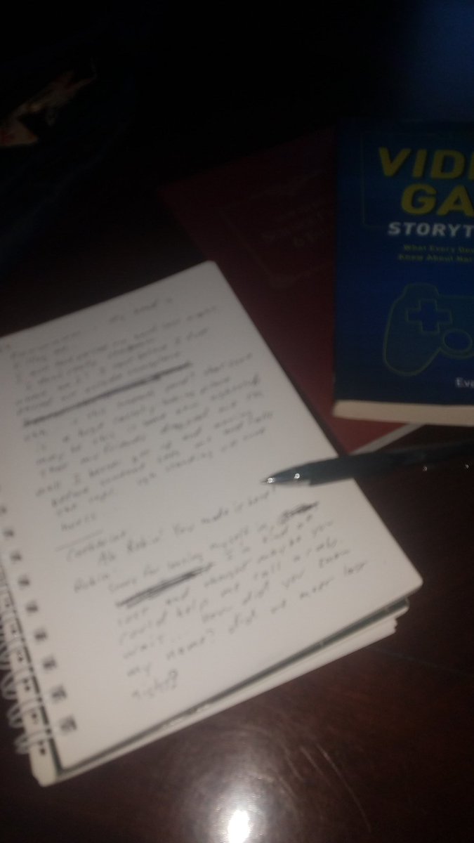 YourePerfectLLC's tweet image. First draft of the opening dialog text for #CatherinesQuest done! Now to type it all into to our game&apos;s visual-flowchart-dialog system that takes advantage of the #VisualScript language in #godotengine 

#indiedev #RPG #scriptwriting #writing