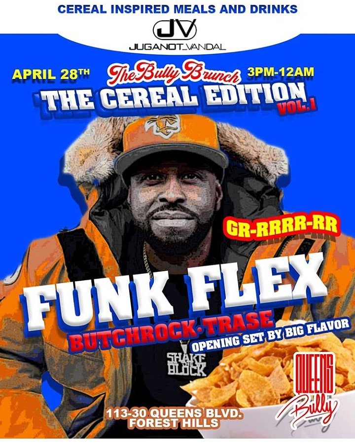 317Gns's tweet photo. It's going down next Sunday April 28th 2019 The Bully Brunch "THE CEREAL EDITION" VOL.1 3PM TO 12AM https://t.co/eBP2nWCv3f