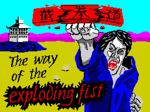 jc_listening's tweet image. #ExplodingFist #TheWayOfTheExplodingFist #MelbourneHouse #Spectrum Uno de mis favoritos. Me encantaban las animaciones, en su día me parecían una pasada.