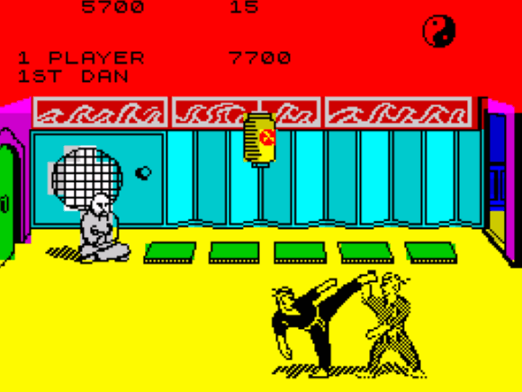 jc_listening's tweet image. #ExplodingFist #TheWayOfTheExplodingFist #MelbourneHouse #Spectrum Uno de mis favoritos. Me encantaban las animaciones, en su día me parecían una pasada.