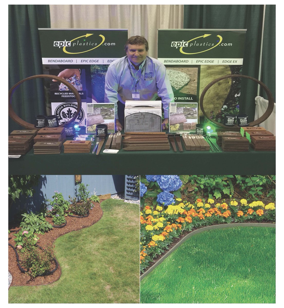 RiversAssoc's tweet photo. Epic Plastics Recycled Plastic Edging at 1/2 the cost of steel &amp; aluminum edging.  Video https://t.co/ebl7ESaHaq    https://t.co/Rn6hTV2nPw  Contact Rivers Associates here in the Southeast for a Stocking Distributor near you.

#architects #SCgreenindustry #design #EwingIrrigation https://t.co/9PVeI8myt1