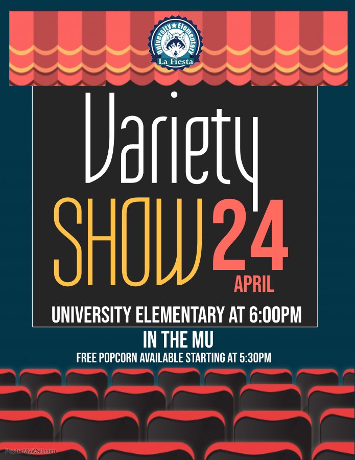 Please join us for the UELF Variety Show this week! We will have a daytime performance this Tuesday at 10:40AM and an evening performance on Wednesday at 6:00PM. Come celebrate our talented children. We hope to see you there! <a href="/frankie_kellogg/">Frankie Kellogg</a> <a href="/MichelleUelf/">Mrs. McAllister’s Class</a> @teachergage <a href="/CoriShea6/">Ms. Shea</a>