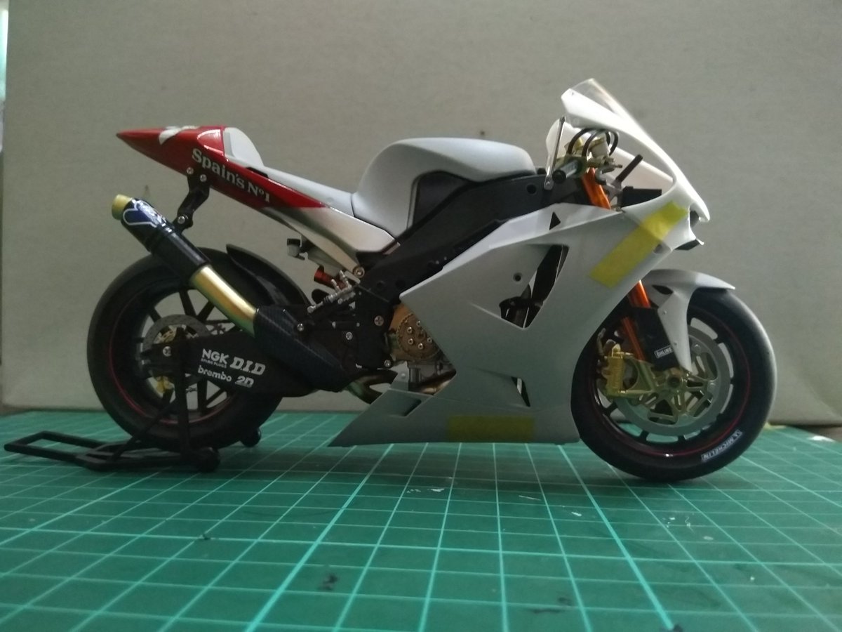 BlueFrameD's tweet photo. Sambung Balik, 

#tamiya #tamiya112 #yzrm1 https://t.co/hE81iA20Gn