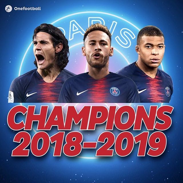 CONGRATULATIONS!!! Paris Saint-Germain are 2018/19 champions of France (as Lille draw with Toulouse) 🏆
.
.
.
#actsurprised #félicitations #psg #parissaintgermain #paris #ligue1 #psgchampions #parcdesprinces #PSGASM bit.ly/2Vkbh2I