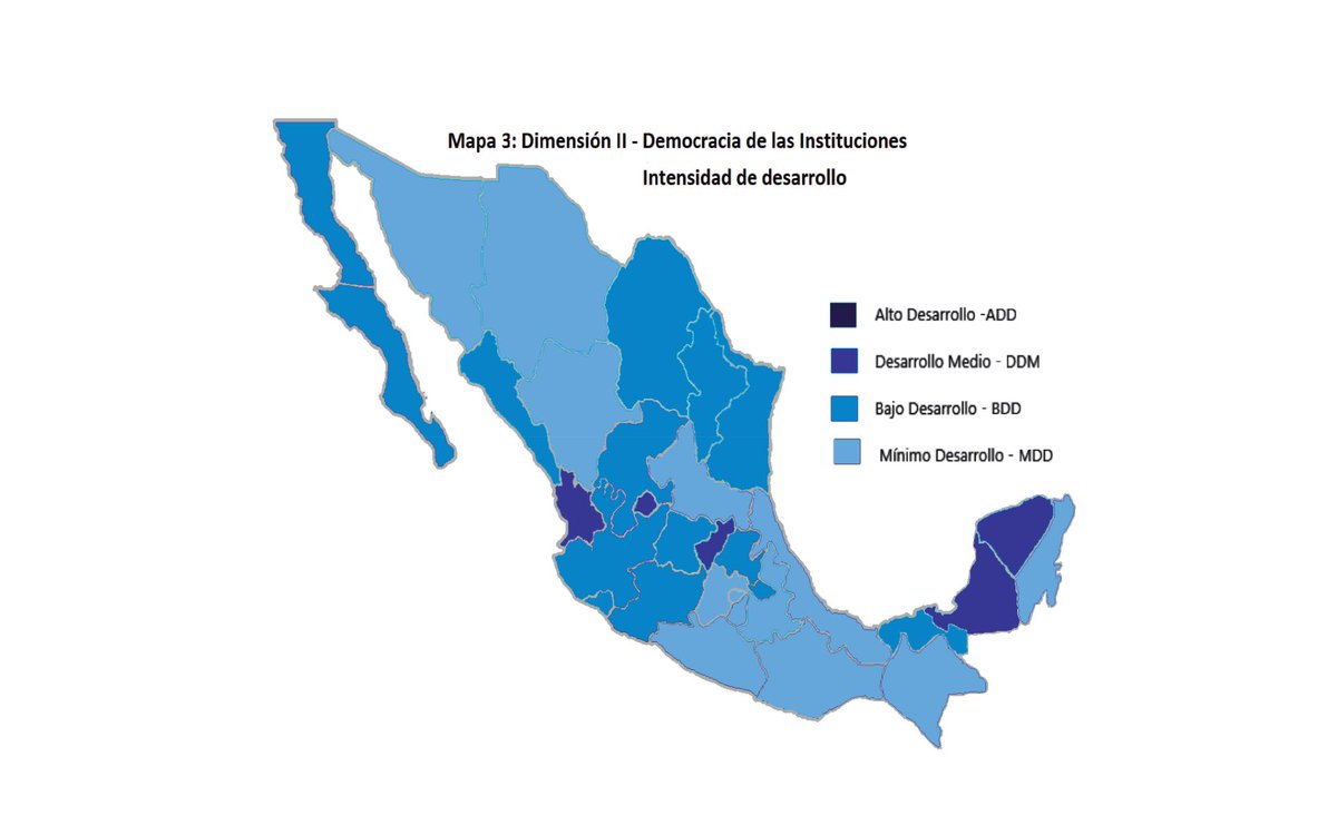 kasmexiko's tweet photo. Seguimos con nuestra serie sobre los resultados del "Índice de Desarrollo Democrático de México 2018" y les presentamos los resultados de la #segundadimensión - Democracia de las Instituciones 🇲🇽

El estudio completo 👉 https://t.co/06qa6F03Tn 

#kasmex #IDDMex2018 https://t.co/9hwMkkLE6B