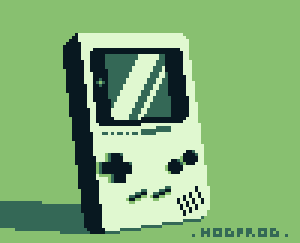 Game boy color pixel art