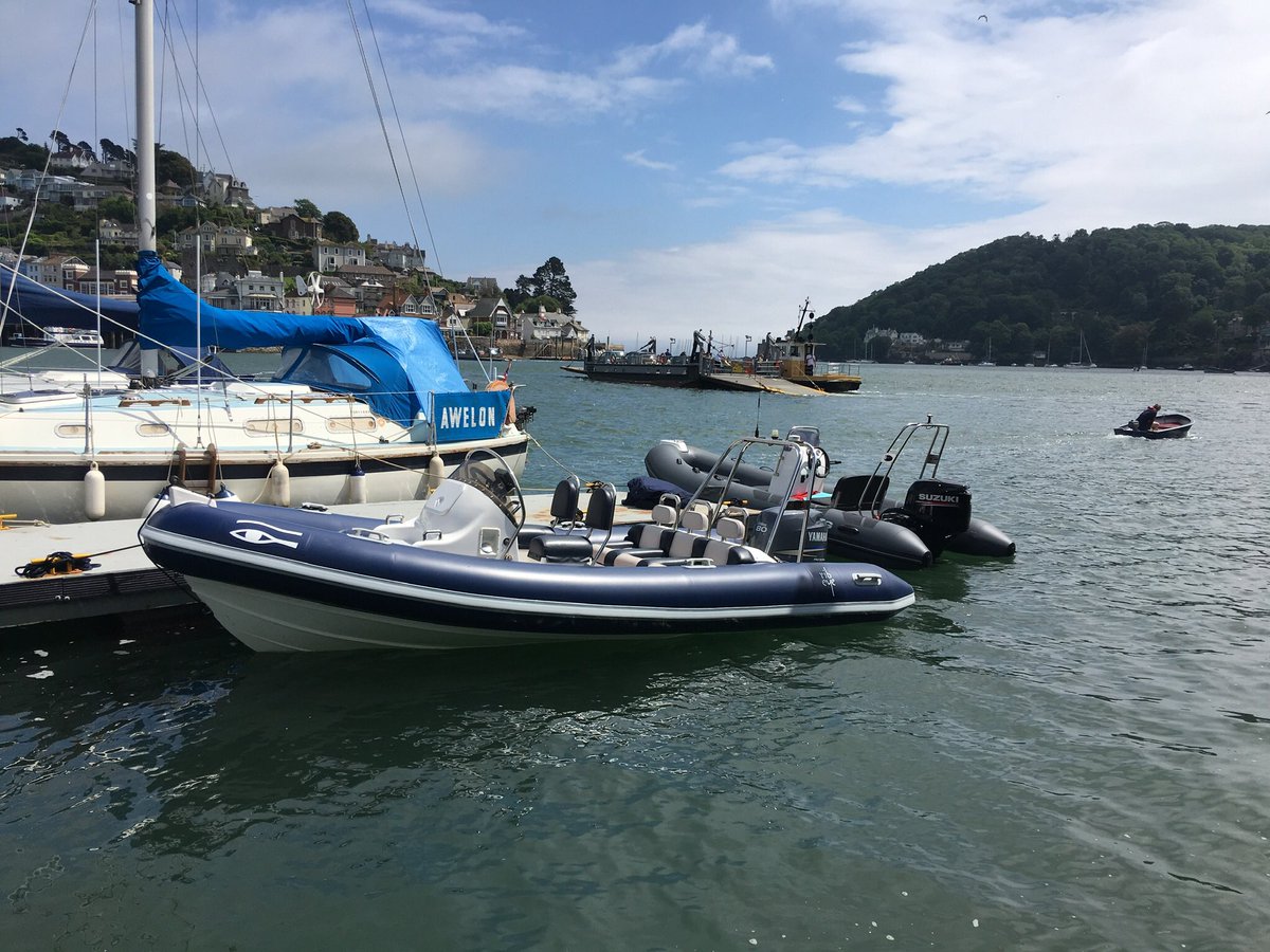 clive_kraus's tweet photo. Suns out and spring is here! Good time to get the @RibeyeLtd  out, all clean, serviced and prepared for another season on the water. #RespectTheWater Another few weeks we’ll be on holiday @dartmouth. @DartRNLI Can’t wait👍 https://t.co/cIS0K25UHg