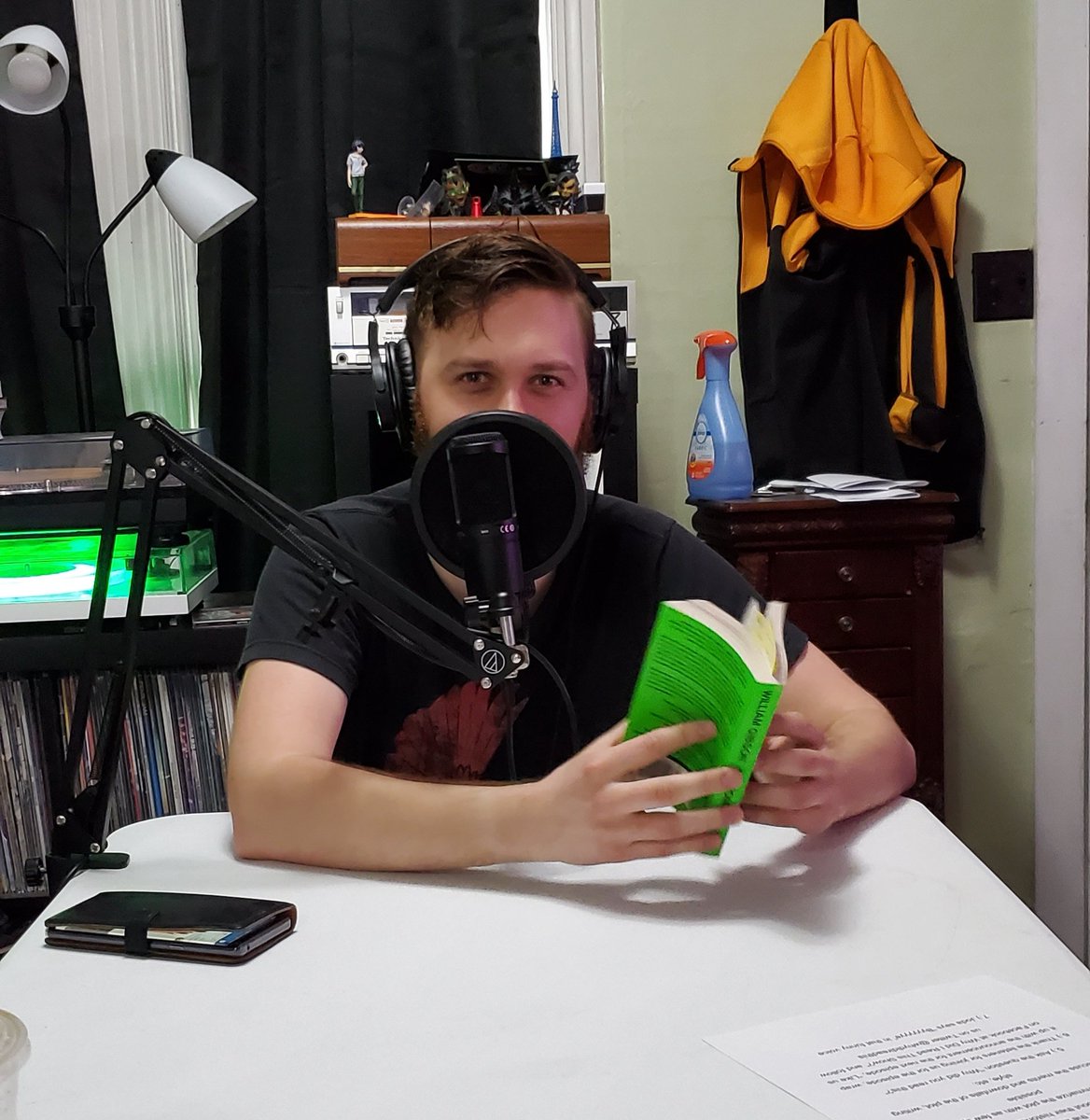 WhyDidIReadThis's tweet photo. Day late with the update, but we wrapped up recording for demo episode 2: Neuromancer!  Should be out early this week!  #whydidireadthis #neuromancer #podcast https://t.co/RGbOPXdcP6