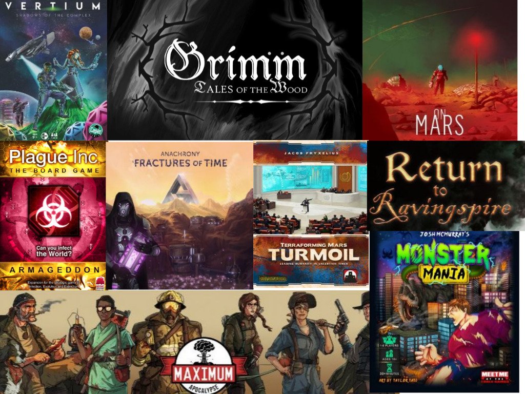 mazmorreo's tweet photo. Esta es otra buena semana de novedades de #juegosdemesa en #solitario; recordad, a mal tiempo buenos juegos! @_capergames @EagleGryphon @mgnade  @mmattg2017 @MindclashG @NdemicCreations @StrongholdGames @VorpalC https://t.co/SgKHavoOYC https://t.co/gdO9ENZv62
