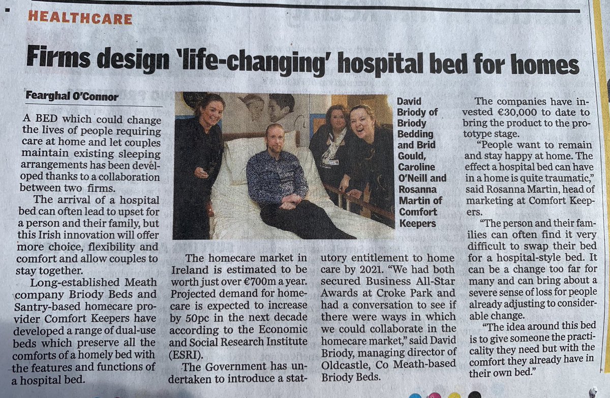 Irishbiltong's tweet photo. Great work @comfortkeep @briodybeds #AllStarBusiness @Independent_ie https://t.co/FKfbajeqoR