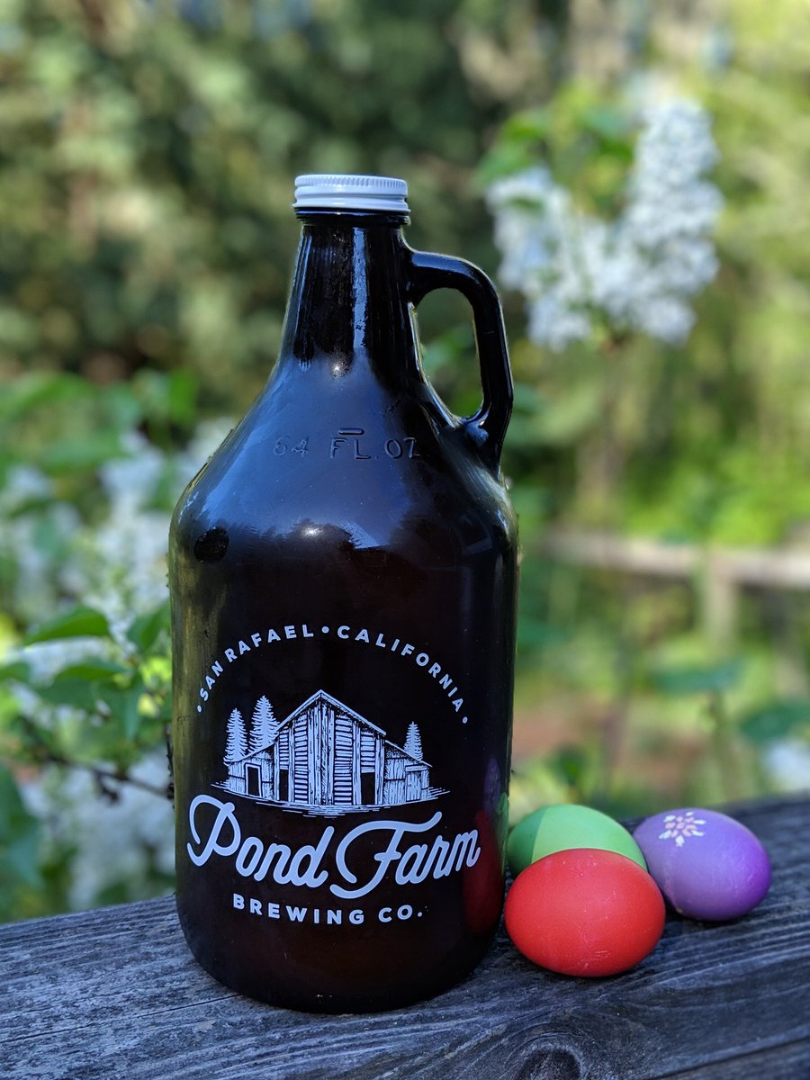 PondFarmBrewing's tweet photo. Hoppy Easter! We are open today from 3pm - 9pm with Porchetta (Italian) AND Pibil (Yucatan) serving up food on our side patio. Sharks game on at 4pm.
.
#openeaster #hoppybeers #craftbeer #marinlife #sanrafael #marincounty #drinklocal #familyowned https://t.co/I5ytbuXzqh