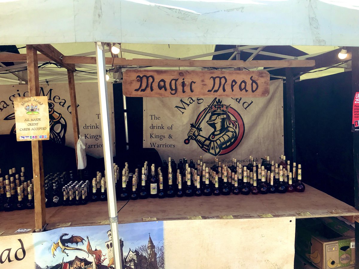WisSave's tweet photo. Picked up a few health potions today curtesy of @MagicMeadWine
Can’t wait to give these to my players 😬😬😬
#mead #dnd #tabletop #potion #magicmead https://t.co/MutNMpoO0y
