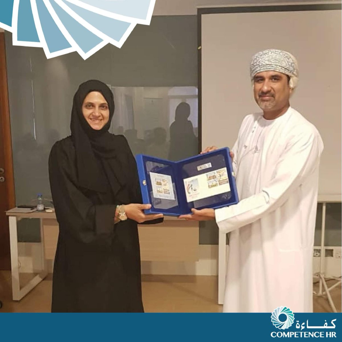 Our MD – Eng. Amer Al Fadhil was felicitated and hosted by <a href="/omanpost/">.</a> at the #MeetTheLeader session. It was enlightening gathering as he shared inspiring stories of his personal experience &amp; encouraged the employees to make the right choices and work passionately