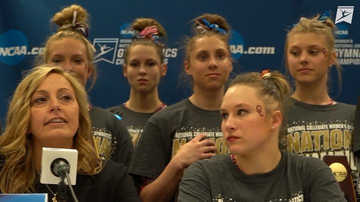 NCAA InstaGram Wire: After clinching the 2019 #ncaaGym title, OU_WGymnastics head coach K.J. Kindler asked the entire team to appear on the... http://bit.ly/2XC9ofD #NCAA #MarchMadness #NCAATournament #NCAASports